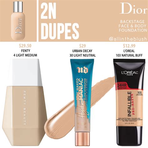 dior backstage foundation dupe